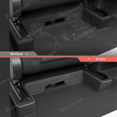 أغطية الزوايا السفلية للمقعد من جلد نابا - مجموعة حماية من 3 قطع Tesla Model Y Juniper 2025+